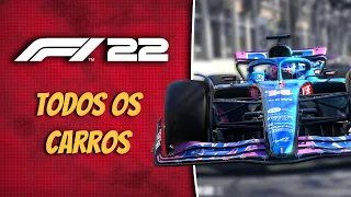 F1 22 (Formula 1 2022) | TODOS OS CARROS | MOSTRUÁRIO + GAMEPLAY | CONFIRA COMO ESTÁ O JOGO!