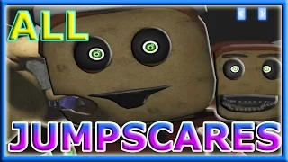 ALL JUMPSCARES | ALL ANIMATRONICS | Five Nights at Chuck's 3