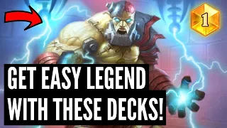 The 5 BEST DECKS to get LEGEND in Standard and Wild after the NERFS!