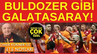 Galatasaray'dan 6-1'lik gövde gösterisi... Icardi, Mertens ve Ziyech'in estetik harikası golleri