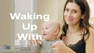 A Morning with Hilaria Baldwin, Baby, and her 'Mom Brain' | Waking Up With...  | ELLE