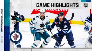 Sharks @ Jets 3/6 | NHL Highlights 2023