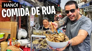 PROVANDO 30 COMIDAS DE RUA EM HANÓI NO VIETNÃ 🇻🇳 [Documentário Completo]