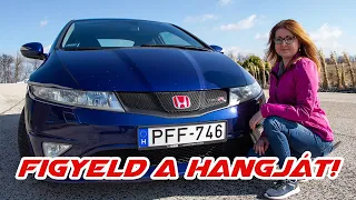 Éva Honda Civic Type-R-je neked is kéne - Tulaj a Pályán!