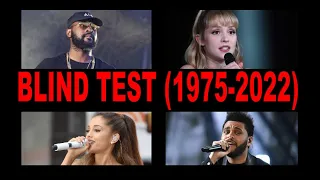 BLIND TEST (1975-2022) | 50 EXTRAITS