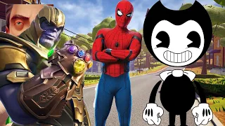 Hello Neighbor - New Neighbor Spider-Man Thanos Bendy History Gameplay Walkthrough