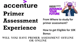 Accenture Primer Assessment Experience | Primer Assessment Pattern | Accenture onboarding 2022