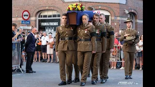 Lying in state of an unknown Australian soldier/Plechtigheid voor een onbekende Australische soldaat