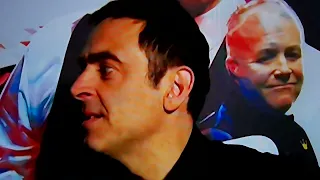 Ronnie o'Sullivan  live itv swears by accident at gran prix 2023