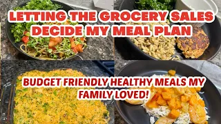 GROCERY SALES HEALTHY MEAL PLAN | HEALTHY AFFORDABLE MEAL IDEAS | WHATS FOR DINNER HEALTHY MEALS