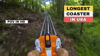 Pigeon Forge Alpine Coaster - POV In HD