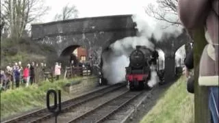 LMS class 5 'Black 5' 4-6-0 No.45337 NNR Spring Gala 10 Mar 2012