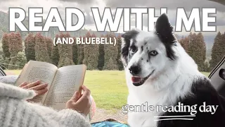 READING VLOG: A gentle reading day in nature (with my dog).