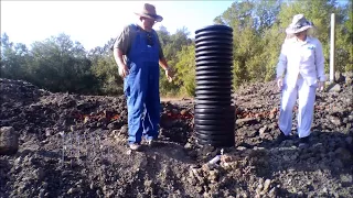 Pond Project - Part 10 - Over flow drain installation