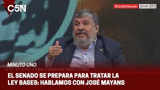 JOSÉ MAYANS, jefe de la bancada de UP en la CÁMARA ALTA: ¨Tenemos 33 VOTOS ASEGURADOS¨