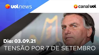 Bolsonaro faz nova ameaça e 7 de setembro gera tensão internacional; Sakamoto analisa | UOL News