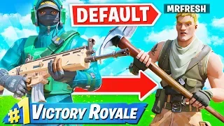 I pretended to be a DEFAULT in Fortnite