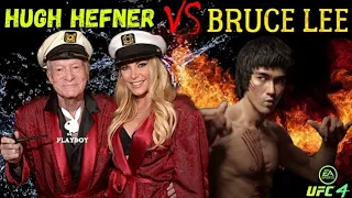 Bruce Lee vs. Hugh Hefner - EA sports UFC 4 - CPU vs CPU