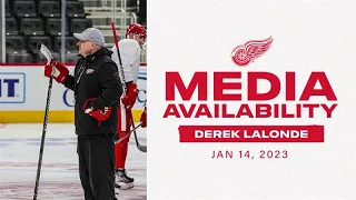 Derek Lalonde Morning Skate Updates | 1/14/23