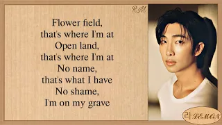 RM Wild Flower (with youjeen) Easy Lyrics