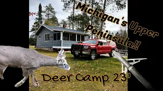 Michigan's Upper Peninsula's Deer Camp 23' Public Land Saddle Hunting!!