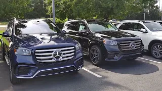 2024 GLS580 Refresh Comparison - Grille with and without Night Package