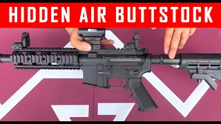 Where Does The Air Go? 2 x 12g CO2 Cylinder Hidden Inside Buttstock For Paintball - Airsoft - Airgun