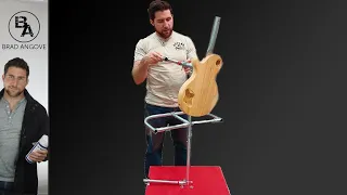 An Awesome Spray Rig for Set Neck Guitars