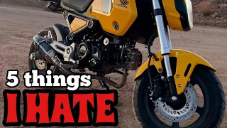 5 Things I HATE About My 2022 Honda Grom