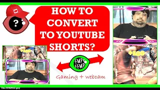 How to create a YouTube Shorts video that includes both gaming and webcam videos  #ffmpeg #YTShorts