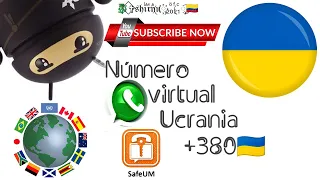 Número virtual +380🇺🇦 del país de Ucrania para WhatsApp gratis 2021#whatsapp#safeum.