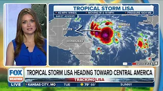 Tropical Storm Lisa Could Become Season's Next Hurricane As It Approaches Central America