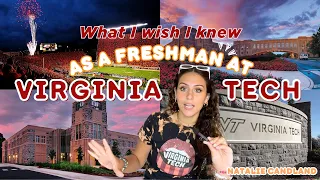 What I wish I knew as a freshman at VIRGINIA TECH ✰ everything to know starting your 1st year at VT