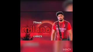 7toun - milano lyrics كلمتوها