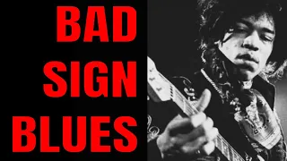 Born Under A Bad Sign Hendrix / Albert King Style Jam Track (B Blues)