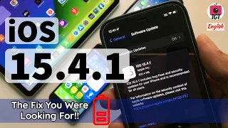 iOS 15.4.1 All features | Battery Drain Fix, Performance, Should You Update | TGT