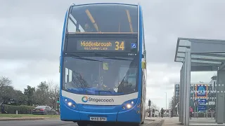 Timelapse Onboard 19681 around Low Grange on the 34 to Middlesbrough