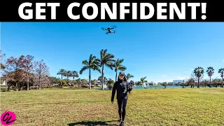 How to PRACTICE flying a DRONE IN WIND!