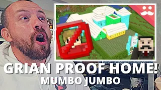 THIS IS HILARIOUS! Mumbo Jumbo I made a Grian Proof House in Minecraft (REACTION!)