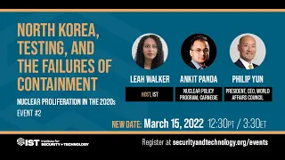 Ankit Panda & Philip Yun: North Korea, Testing, and the Failures of Containment