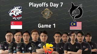 [Game 1] EVOS SG vs TODAK Playoffs Day 7 | M3 World Championship
