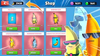 CLAIM ALL NEW SKINS BANANA BONANZA 🤩 - Stumble Guys