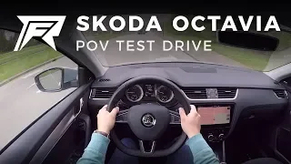 2018 Skoda Octavia Combi 1.6 TDI - POV Test Drive (no talking, pure driving)