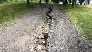 Repairing Washed Out Gravel Driveway