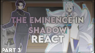 The Eminence In Shadow React To Shadow/Cid || Part 3 || SEASON 2 SPOILERS || Eng/Ru