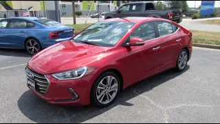 *SOLD* 2017 Hyundai Elantra Limited Walkaround, Start up, Tour and Overview