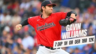 Gavin Williams Pitching Guardians vs Blue Jays | 8/7/23 | MLB Highlights | 12 Strikeout Game