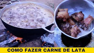 CARNE DE LATA DO JEITO CAIPIRA