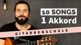 10 Lieder 1 Akkord - Du bist Anfänger? Hier starten und Gitarre lernen!