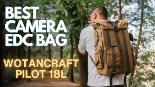 The Best EDC Camera Backpack??! Full Wotancraft Pilot 18L Backpack Review!!!!